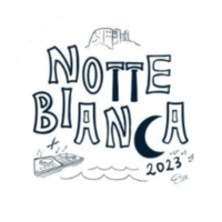 Logo cerchio Notte bianca 2023